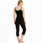 Women Black Solid Thermal Set