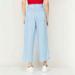 Women Solid Full-Length Culottes